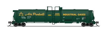 Broadway Limited Cryogenic Tank Car, Air Products, Two-Pack, N Scale