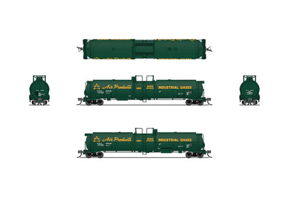 Broadway Limited Cryogenic Tank Car, Air Products, Two-Pack, N Scale