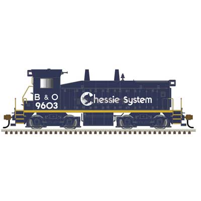 Atlas Master(R) Gold (40006402) • EMD SW9/1200 • Chessie System B&O #9603 • DCC & Sound • N Scale (Pre-Order)