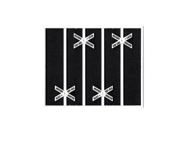 Tichy Train Group - Stop/Look/Listen Signs - 8 pieces - HO Scale