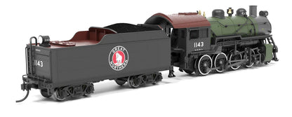Broadway Limited Imports 2-8-0 Consolidation | Great Northern #1143 | Stealth | No-Sound | DCC-Ready | N Scale