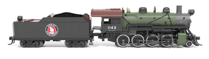 Broadway Limited Imports 2-8-0 Consolidation | Great Northern #1143 | Stealth | No-Sound | DCC-Ready | N Scale