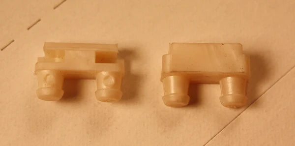 A-Line Products (84020) | Athearn RTR Switcher Double Post Motor Mounts (Pkg of 2) | HO Scale