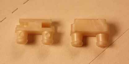 A-Line Products (84020) | Athearn RTR Switcher Double Post Motor Mounts (Pkg of 2) | HO Scale