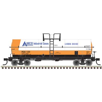 Atlas Master(R) 11,000-Gallon Tank Car w/ Platform | Airco Carbon Dioxide PCIX #133 | HO Scale