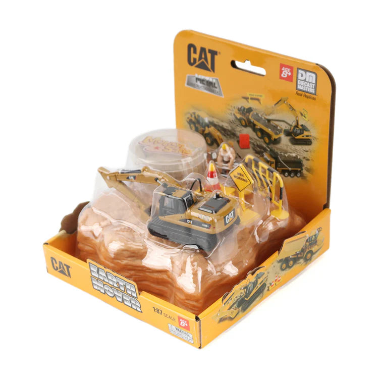 Diecast Masters (84451) | CAT M318D Wheel Excavator Earth Mover Playset | 1:87