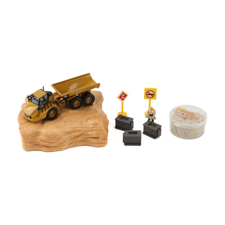 Diecast Masters (84452) | CAT Articulated Truck Earth Mover Playset | 1:87