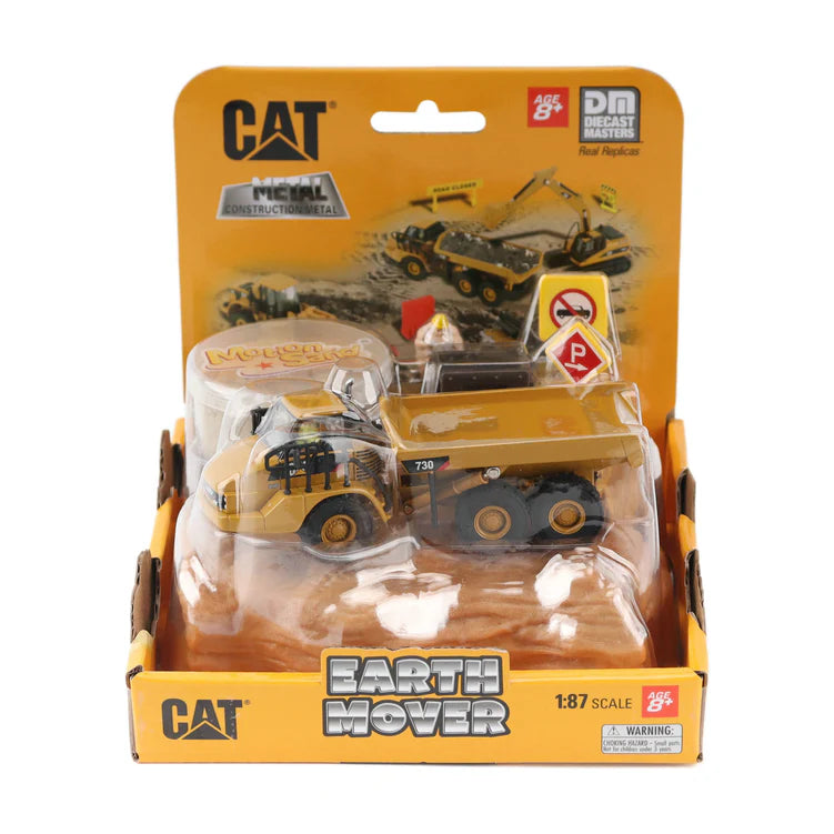 Diecast Masters (84452) | CAT Articulated Truck Earth Mover Playset | 1:87