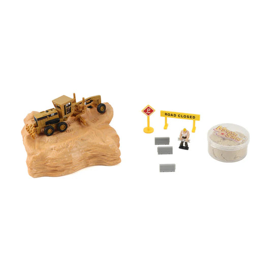 Diecast Masters (84454) | CAT 163H Motor Grader Earth Mover Playset | 1:87