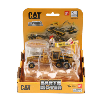 Diecast Masters (84454) | CAT 163H Motor Grader Earth Mover Playset | 1:87