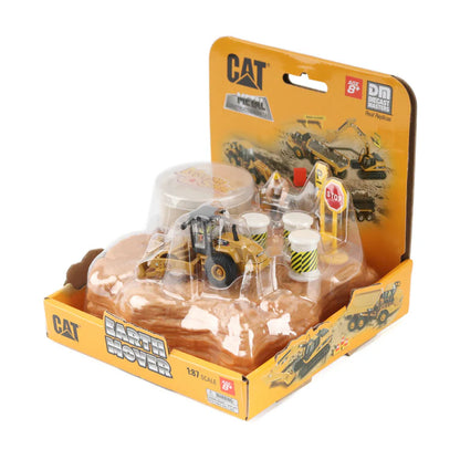 Diecast Masters (84455) | CAT CS56 Padfoot Roller Earth Mover Playset | 1:87