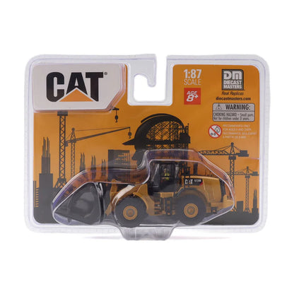Diecast Masters (84661CS) | CAT 950G Wheel Loader w/ Log Fork and Wood Logs | 1:87