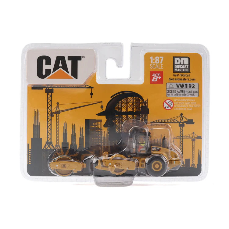 Diecast Masters (84662CS) | CAT CS56 Roller w/ Interchangeable Front Attachment | 1:87