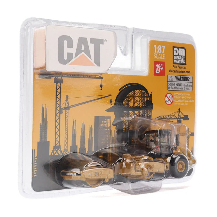 Diecast Masters (84662CS) | CAT CS56 Roller w/ Interchangeable Front Attachment | 1:87