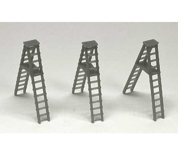 Phoenix Precision Models Ladders (30511) | A-Ladders | Pkg of 3 | Kit | N Scale
