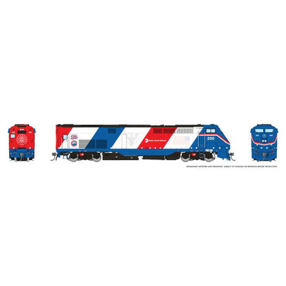 Rapido 85520 • GE P32AC-DM • Metro North-America 250: #250 • DC/DCC/Sound • HO Scale (Pre-Order)