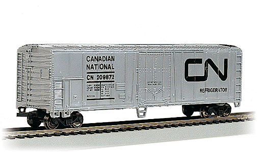 Bachmann Silver Series(R) 50' Steel Reefer - Canadian National #209872 - N Scale (NOS)