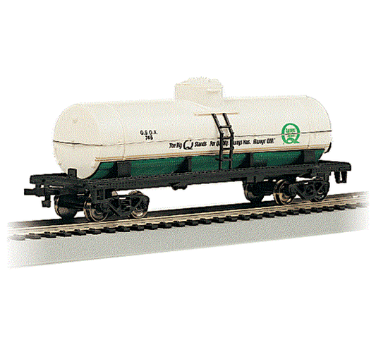 Bachmann Silver Series(R) 40' Single-Dome Tank Car - Quaker State #746 - N Scale (NOS)