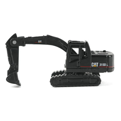 Diecast Masters CAT Micro Constructor Series | Special Edition Black Series | Pack A | 4 Pack