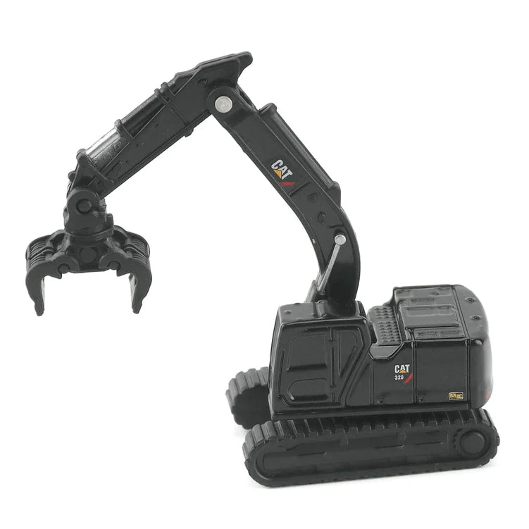 Diecast Masters CAT Micro Constructor Series | Special Edition Black Series | Pack B | 4 Pack