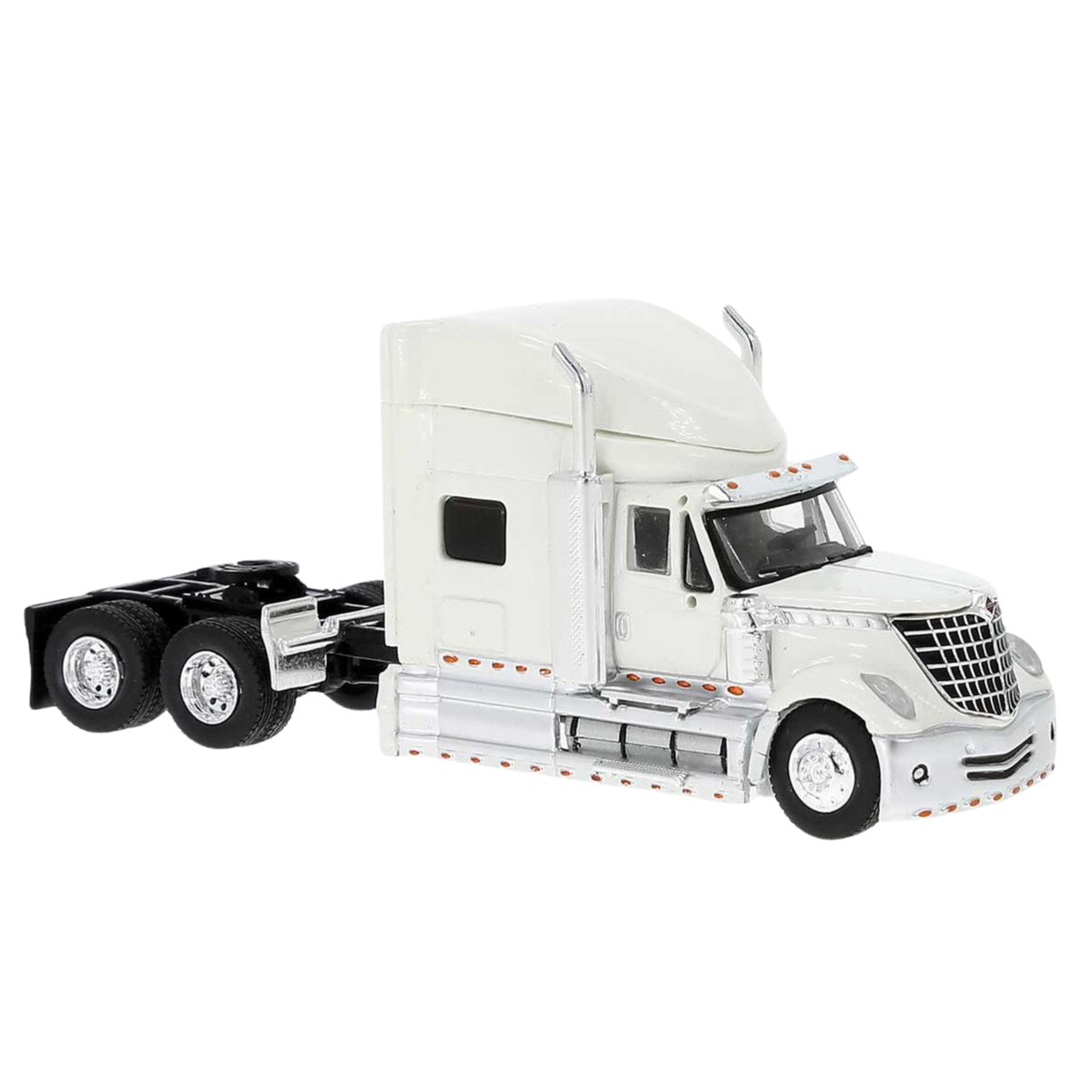 Brekina 85827 2010 International LoneStar Sleeper-Cab Semi Tractor White HO Scale