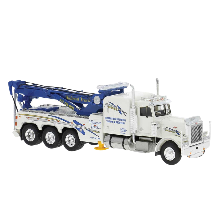 Brekina 86283 1973 Peterbilt 359 Wrecker Midwest Truck HO Scale