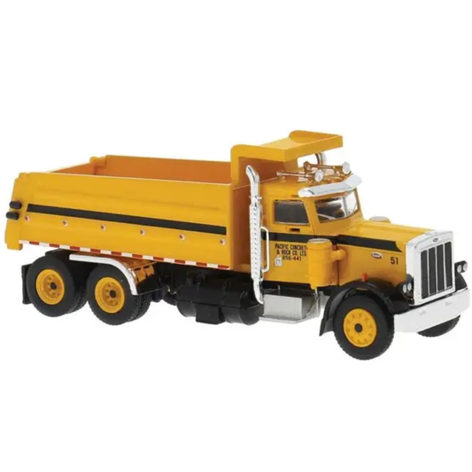 Brekina Peterbilt 359 Pacific Concrete & Rock Dump Truck HO Scale