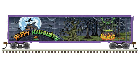 Atlas Master(R) Postwar 50' Single-Door Boxcar - Halloween WTCH #2022 - HO Scale