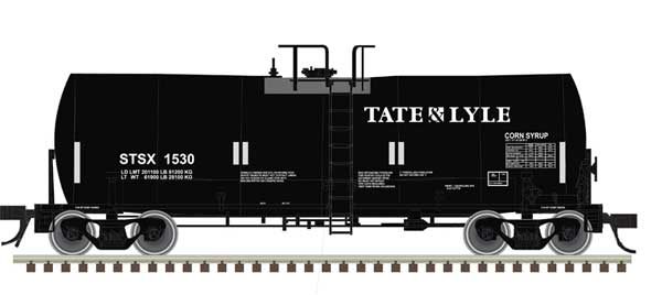 Atlas Master(R) Trinity 17,600 Gallon Corn Syrup Tank Car - Tate & Lyle #1530 - HO Scale