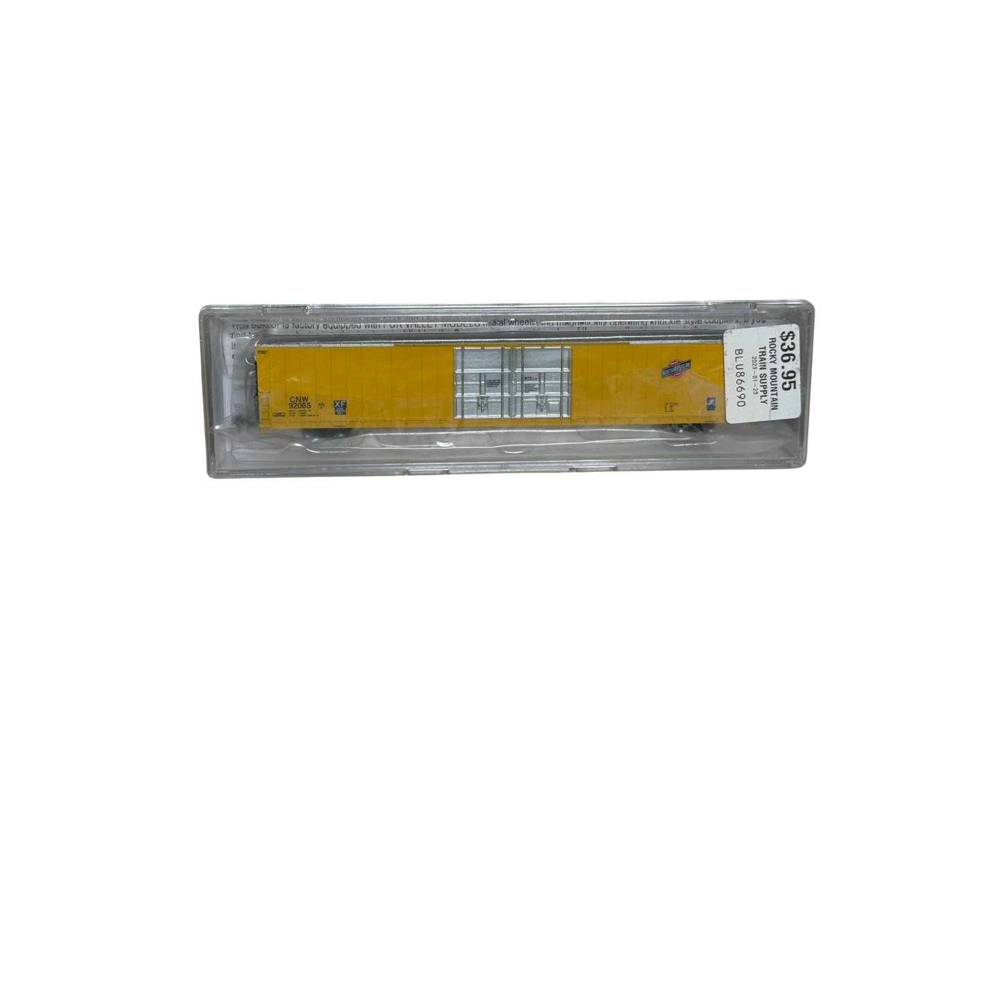 Bowser (86690) 86' Auto Parts Boxcar • Chicago & North Western #92065 • N Scale (Pre-Owned)