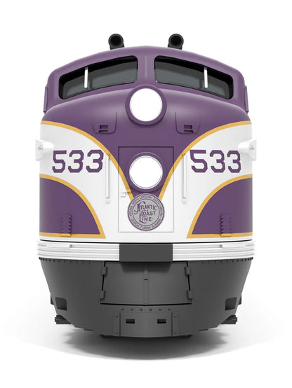 Broadway Limited EMD E7A | ACL #536 | Purple & Silver | Paragon4 Sound/DC/DCC | N Scale