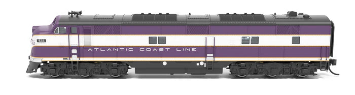 Broadway Limited EMD E7A | ACL #536 | Purple & Silver | Paragon4 Sound/DC/DCC | N Scale
