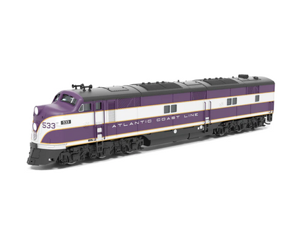 Broadway Limited EMD E7A | ACL #536 | Purple & Silver | Paragon4 Sound/DC/DCC | N Scale