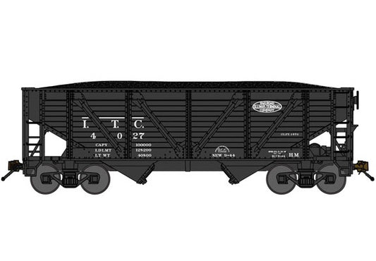 Bluford Shops 2-Bay War-Emergency Composite Hopper w/ Load - Illinois Terminal #4027 - N Scale (NOS)