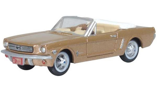 Oxford Diecast - 1965 Ford Mustang Convertible - Top Down - HO Scale