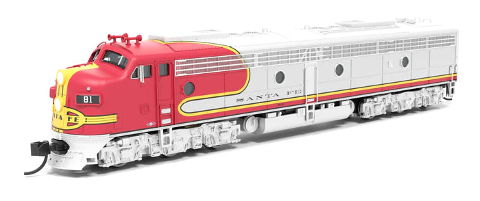 Broadway Limited EMD E8 A/B | ATSF 81L/81A | Warbonnet | A Unit Paragon4 Sound/DC/DCC | Unpowered B-Unit | N Scale