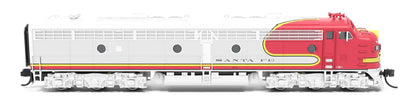 Broadway Limited EMD E8 A/B | ATSF 81L/81A | Warbonnet | A Unit Paragon4 Sound/DC/DCC | Unpowered B-Unit | N Scale