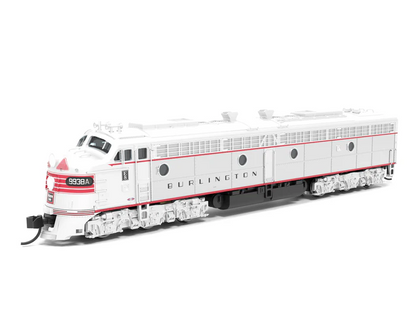 Broadway Limited EMD E8A | CB&Q 9938A w/ Red Stripes | Paragon4 Sound/DC/DCC | N Scale