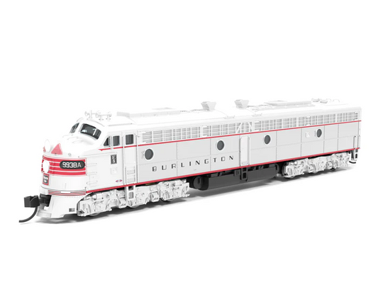Broadway Limited EMD E8A | CB&Q 9938A w/ Red Stripes | Paragon4 Sound/DC/DCC | N Scale