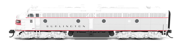 Broadway Limited EMD E8A | CB&Q 9938A w/ Red Stripes | Paragon4 Sound/DC/DCC | N Scale
