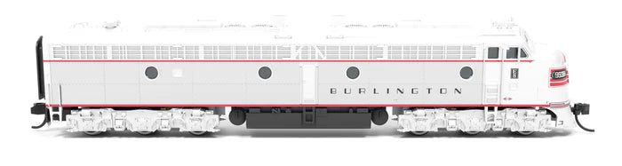 Broadway Limited EMD E8A | CB&Q 9938A w/ Red Stripes | Paragon4 Sound/DC/DCC | N Scale