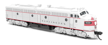 Broadway Limited EMD E8A | CB&Q 9938A w/ Red Stripes | Paragon4 Sound/DC/DCC | N Scale