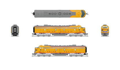 Broadway Limited EMD E9A/B | UP 954/962B | Yellow & Gray | A Unit Paragon4 Sound/DC/DCC | Unpowered B Unit | N Scale
