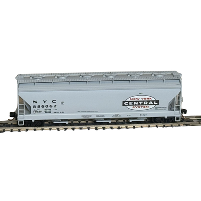 Micro-Trains 3 Bay ACF Center Flow Hopper • New York Central #886062 • N Scale (Pre-Owned)