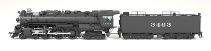 Broadway Limited Imports ATSF 3460 Class 4-6-4 - "Super Hudson" - #3465 - As-Delivered - Paragon4 Sound/DC/DCC - Smoke - HO Scale