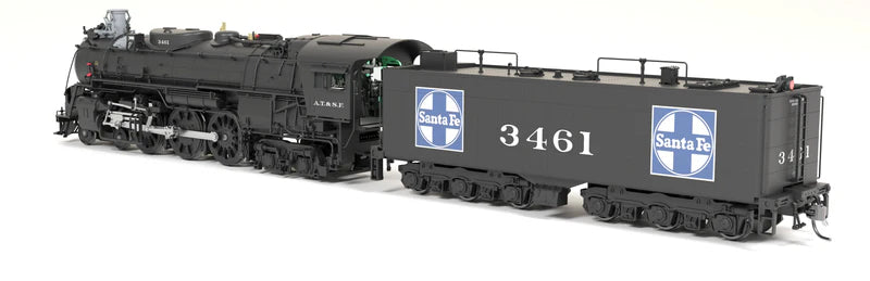 Broadway Limited Imports ATSF 3460 Class 4-6-4 - "Super Hudson" - #3461 - 1940-1942 Appearance - Paragon4 Sound/DC/DCC - Smoke - HO Scale
