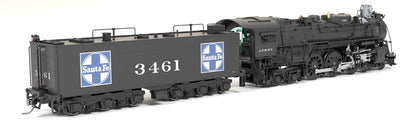 Broadway Limited Imports ATSF 3460 Class 4-6-4 - "Super Hudson" - #3461 - 1940-1942 Appearance - Paragon4 Sound/DC/DCC - Smoke - HO Scale