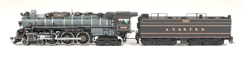 Broadway Limited Imports ATSF 3460 Class 4-6-4 - "Super Hudson" - #3462 - Ornate 1870's Fantasy Scheme - Paragon4 Sound/DC/DCC - Smoke - HO Scale