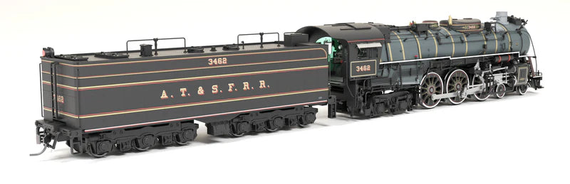 Broadway Limited Imports ATSF 3460 Class 4-6-4 - "Super Hudson" - #3462 - Ornate 1870's Fantasy Scheme - Paragon4 Sound/DC/DCC - Smoke - HO Scale