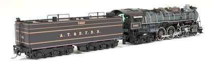Broadway Limited Imports ATSF 3460 Class 4-6-4 - "Super Hudson" - #3462 - Ornate 1870's Fantasy Scheme - Paragon4 Sound/DC/DCC - Smoke - HO Scale
